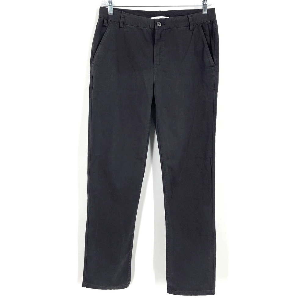 Everlane Cotton Chino Trouser Pants Charcoal Women's‎ Size 33 NWOT - Picture 5 of 5